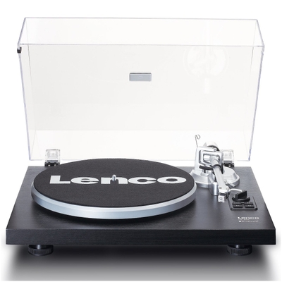 Lenco Platenspeler met Bluetooth - Twee externe Speakers - Ingebouwde Versterker - LS-500BK - Zwart