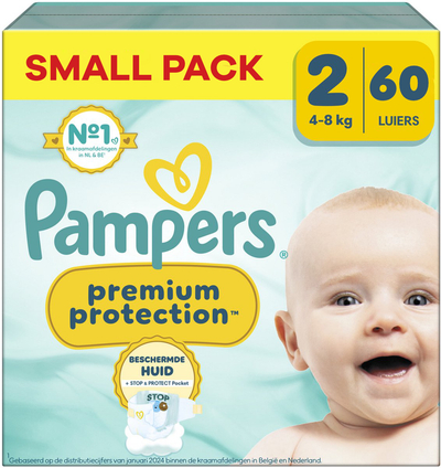 Pampers Premium Protection  luiers maat 2 - 60 stuks