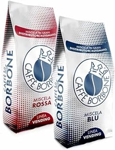 Caffè Borbone Koffiebonen Vending ROOD en BLAUW Mix 500 gr x 2