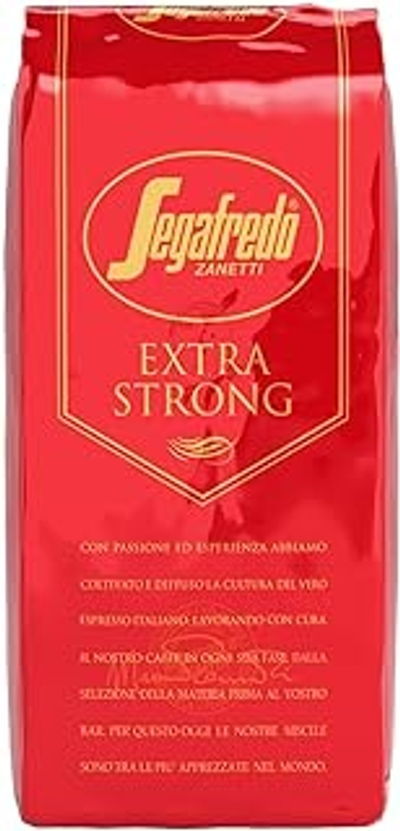 Segafredo Zanetti Extra Strong, koffiebonen - 1 verpakking van 1000 g