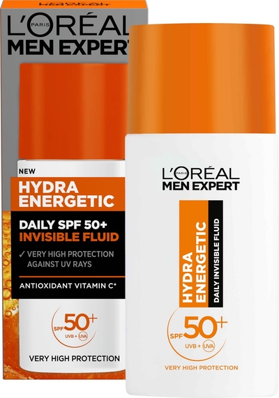 L'Oréal Paris Men Expert Hydra Energetic Daily UV Fluid SPF50+ dagcreme - 50 ml