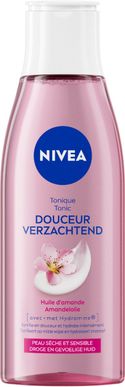 NIVEA Essentials Verzachtende Tonic - Reinigingstonic - Gezichtsreiniger Droge en gevoelige huid - Amandelolie en Hydramine - Gezicht Wassen - 200 ml