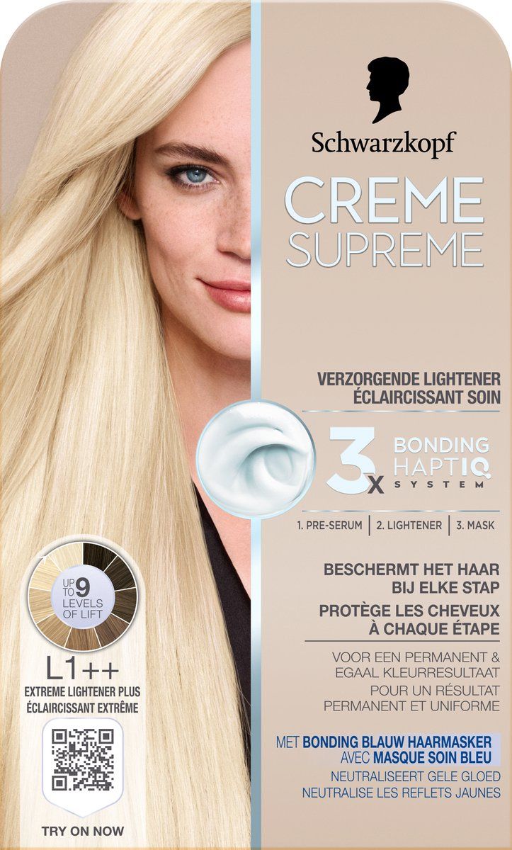 Schwarzkopf - CREME SUPREME L1++ - Permanente Haarverf - Haarkleuring