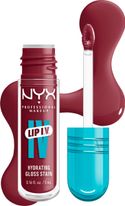 NYX Professional Makeup Lip IV 07 Bubblegum Burst Hydraterende Lipgloss - Tot 12 uur hydratatie - Verrijkt met Magnesium, Vitamine B12 en Kokoswater - 5ml