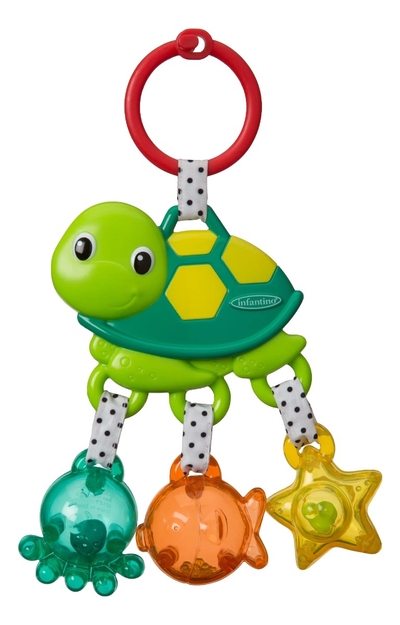Infantino Jingle Sea Charms Turtle Rammelaar