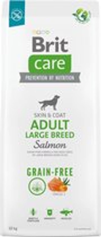 Brit Care Dog Grain-Free Adult Large Breed Zalm - Hondenvoer - 12 kg - hondenbrokken