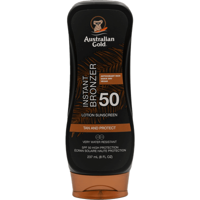Australian Gold Zonnebrand Lotion Bronzer SPF 50 237 ML