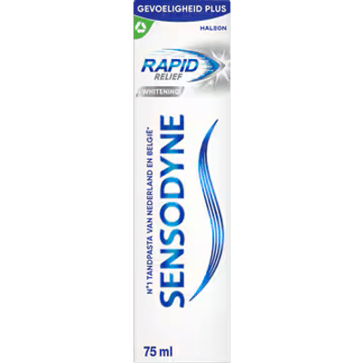 Sensodyne Tandpasta Rapid Relief Whitening 75 ml