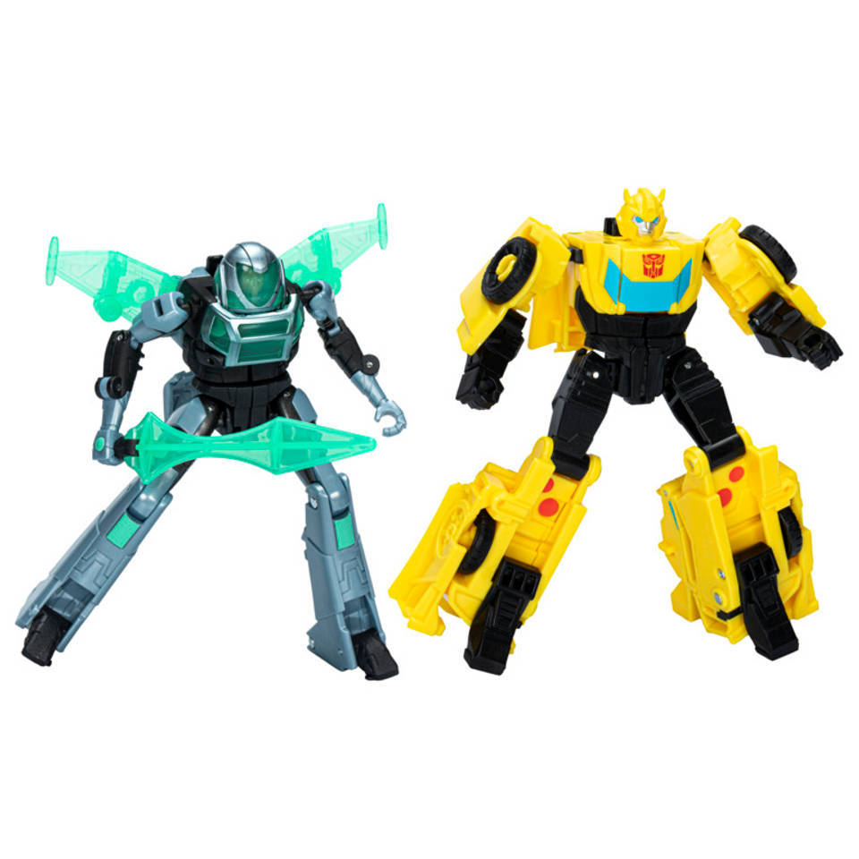 Transformers Earthspark Cyber Combiner Bumblebee & Mo Malto - Actiefiguur