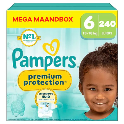 Pampers Premium Protection  luiers maat 6 - 240 stuks