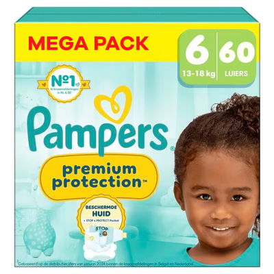Pampers Premium Protection  luiers maat 6 - 60 stuks