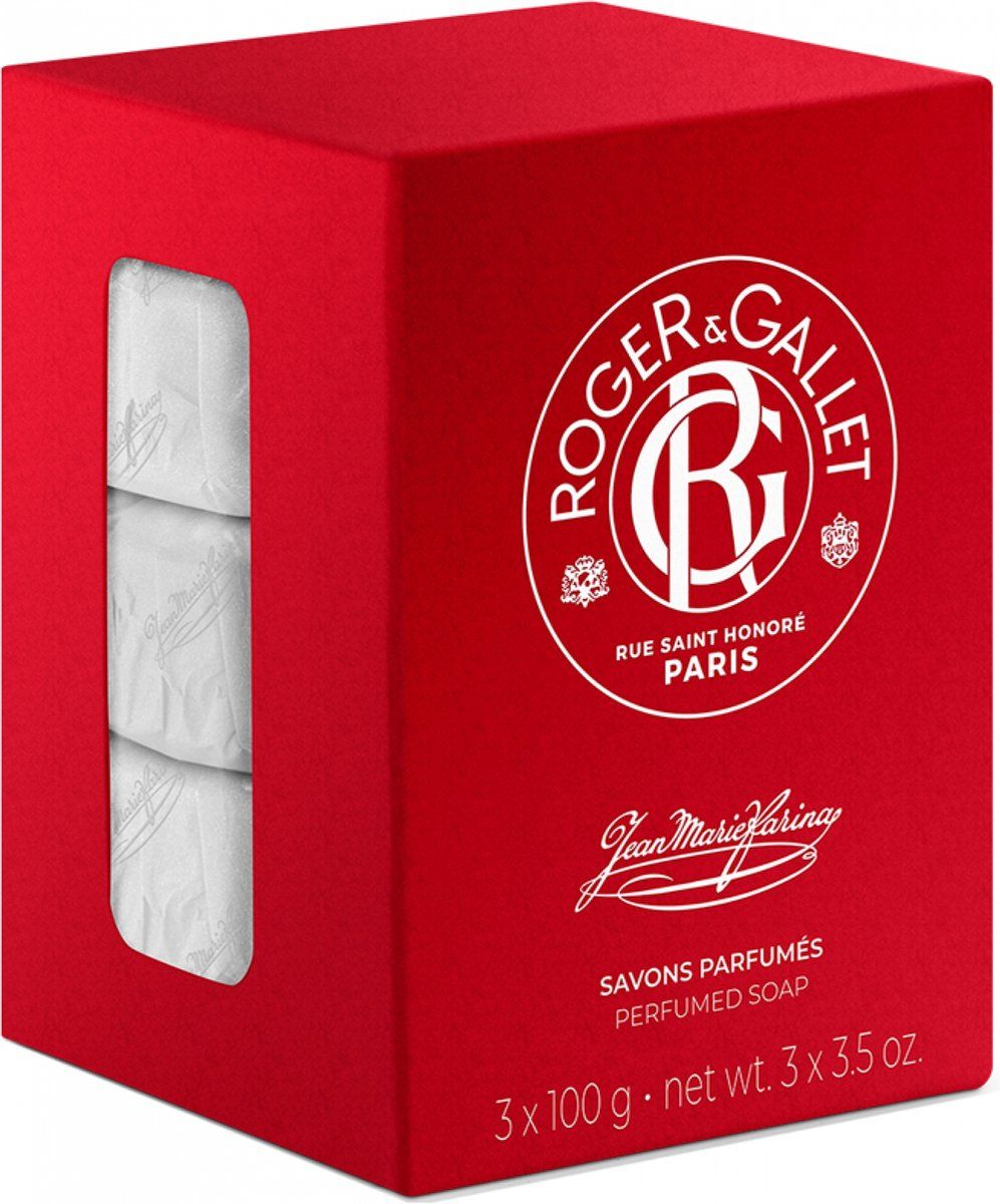 Roger & Gallet Jean Marie Farina Jabón Perfumado 3 X 100 G