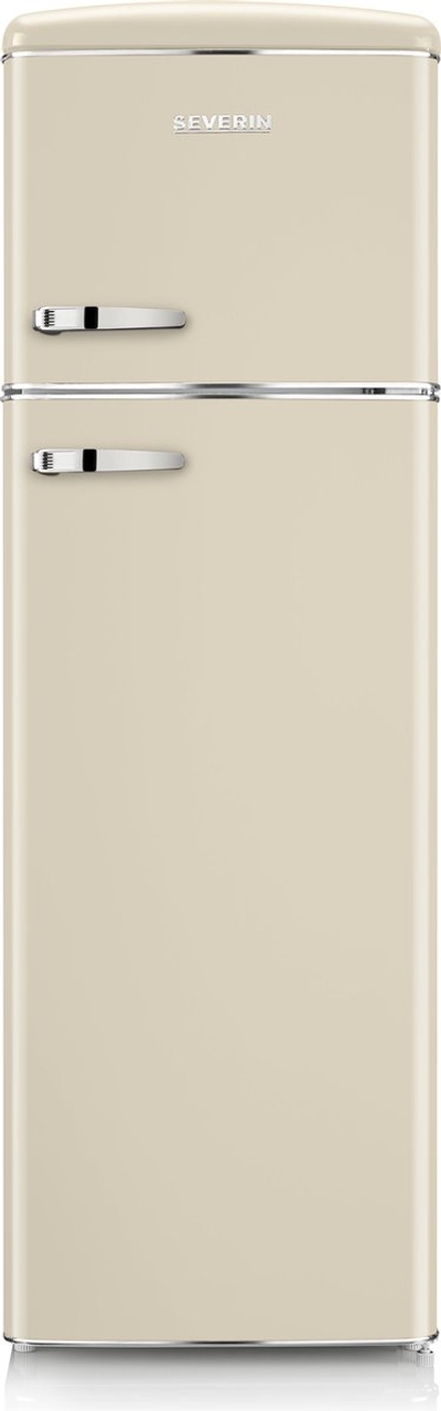 Severin RKG 8985 - Retro Koelvries combinatie - Creme- Energieklasse D