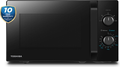 Toshiba MW2-MM20PF(BK) - Solomagnetron - 10 Jaar Garantie op Magnetronbuis - 20 liter - Zwart