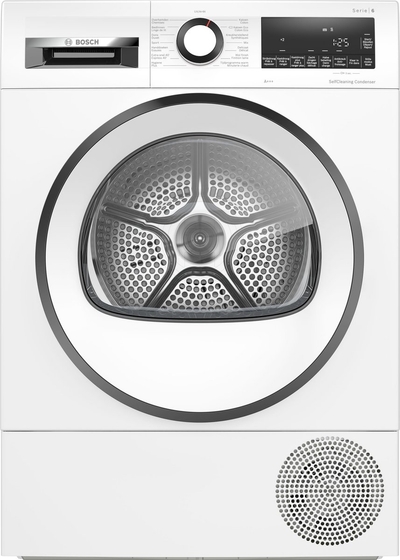 Bosch WQG235DEFG Serie 6 - Wasdroger - Warmtepompdroger - NL/FR display - Energielabel A+++