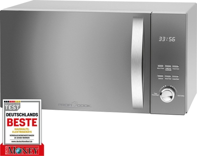 ProfiCook MWG 1176 H - 3in1 Combi Magnetron - 23 liter - zilver