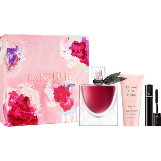 Lancôme La Vie Est Belle L'Elixir Eau de Parfum Geschenkset - Cadeau voor Dames - Eau de Parfum 50ml, Body lotion 50ml, Hypnôse Mascara miniformaat