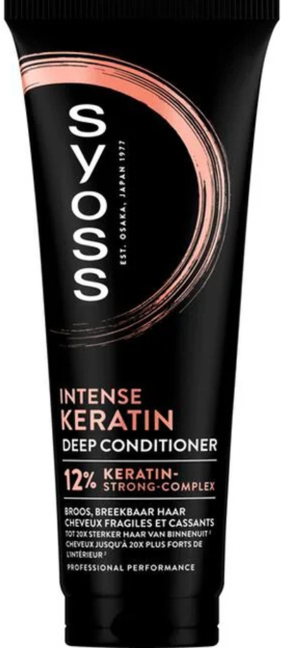 Syoss Intense Keratin Deep Conditioner 12% Keratin Strong Complex 250 ml