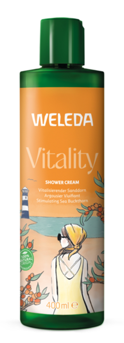 Weleda Vitality Douchecreme/douchegel Duindoorn 400 ml