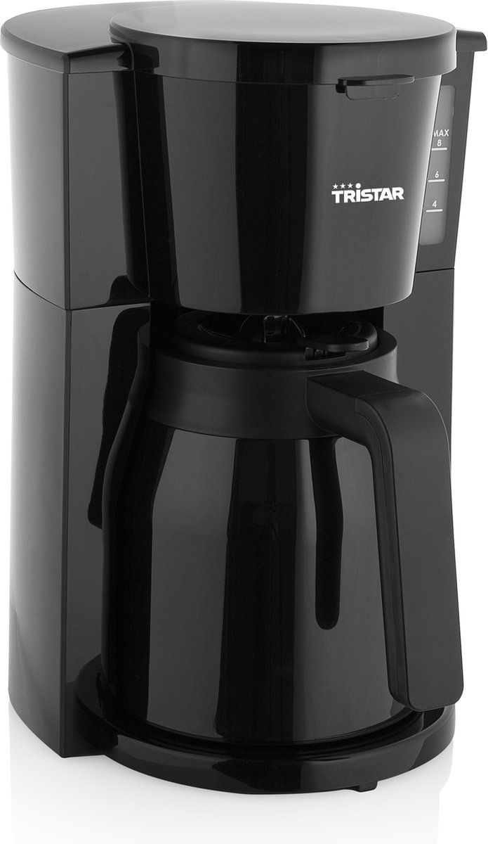 Tristar CM-1285 Koffiezetapparaat - 1 liter - Filterkoffie - Thermoskan - 10 kopjes koffie - 900 watt - Zwart - Geschikt voor Camping