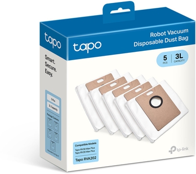 TP-Link TAPO RVA202- Robotstofzuiger- Wegwerpstofzak - 5 Stuks