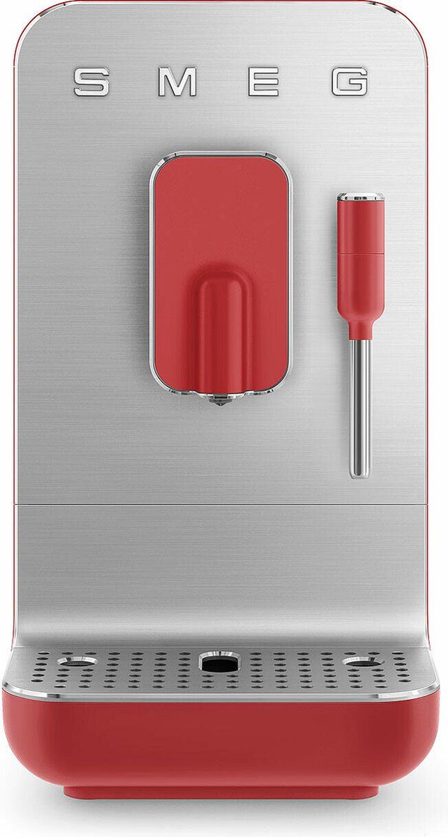 SMEG BCC02RDMEU - Espressomachine - Mat Rood - Volautomatisch