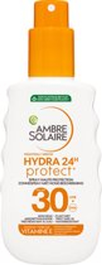 Garnier Ambre Solaire Hydra 24H Protect Zonnebrandspray SPF30 - Niet vet - Waterresistent - Vitamine E - beschermt en hydrateert – 150ml