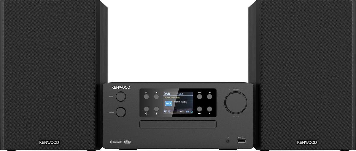 Kenwood M-925DAB-B Micro HiFi Systeem - Zwart