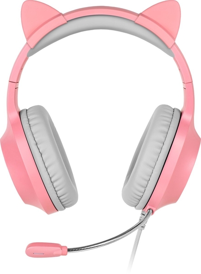 Krüger&Matz KM0658 - Krüger & Matz gaming hoofdtelefoon voor kinderen, pink