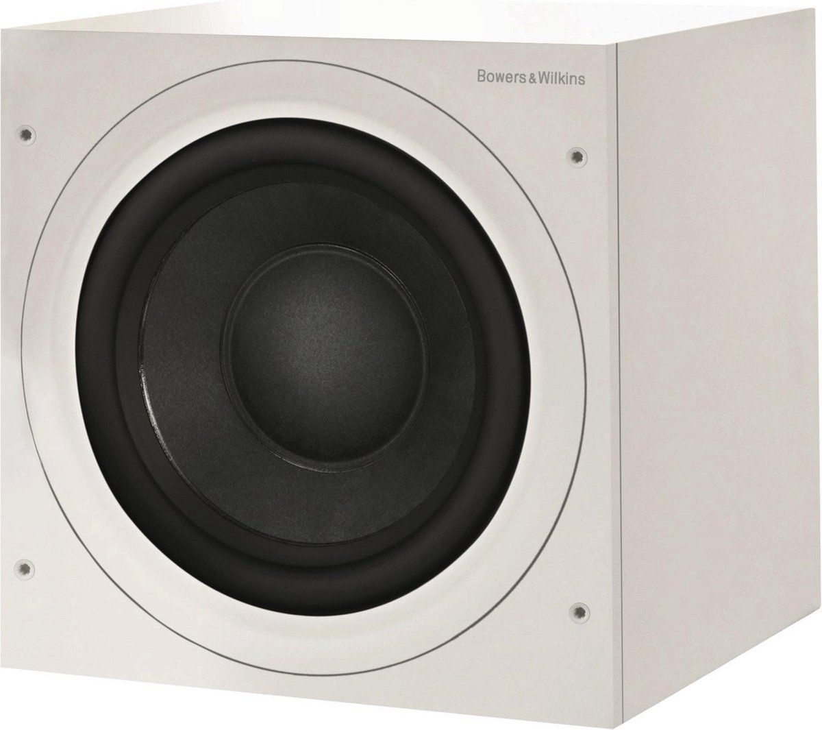 Bowers & Wilkins ASW608 - Compacte Hifi Actieve Subwoofer voor Muziek en Film - Mat Wit (per stuk)