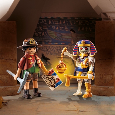 PLAYMOBIL® DuoPack schatzoeker en mummie - P-71796