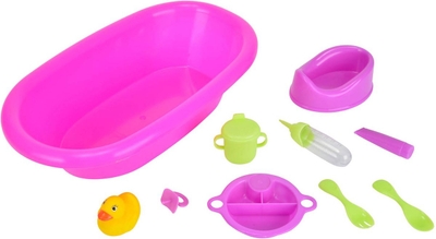 New Born Baby Poppenbadje met Accessoires