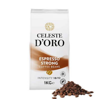 Celeste d'Oro Finest Espresso Strong Koffiebonen - 1000 gram