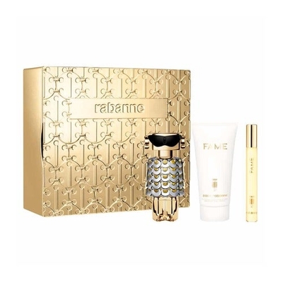 Paco Rabanne Fame Gift Set Eau de Parfum 50ml, Body Lotion 75ml, Travel Spray 10ml