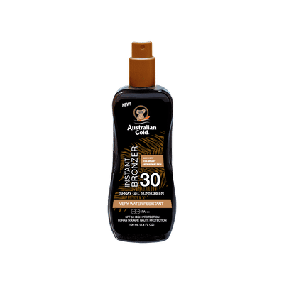 Australian Gold Instant Bronzer Zonnebrand Spray Gel SPF30 100 ML