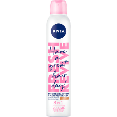NIVEA Fresh Revive 3-In-1 Droogshampoo Donkerblond Haar 200 ML
