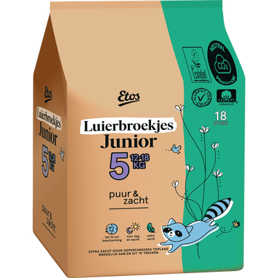 Etos Puur & Zacht  luierbroekjes maat 5 - 18 stuks