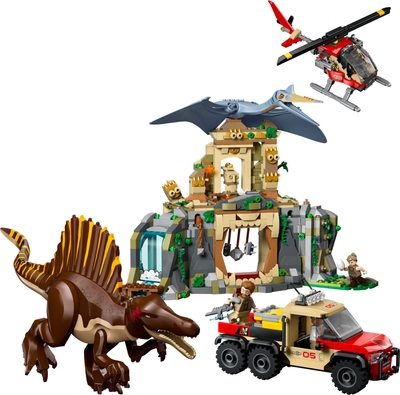 LEGO® Jurassic World Spinosaurus en Quetzalcoatlus Luchtmissie - 76976
