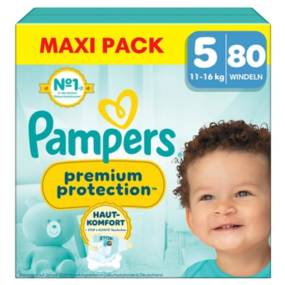Pampers Premium Protection  luiers maat 5 - 80 stuks