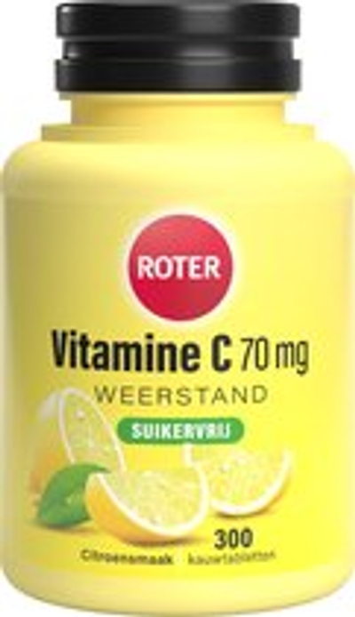Roter Vitamine C 70mg Suikervrij - 300 stuks