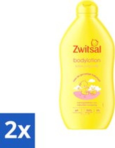 Zwitsal - Babyverzorging - Bodylotion - Extra Verzorgend en Zacht - 400 ml - 2 stuks