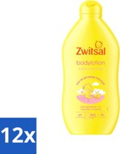 Zwitsal - Babyverzorging - Bodylotion - Extra Verzorgend en Zacht - 400 ml - 12 stuks