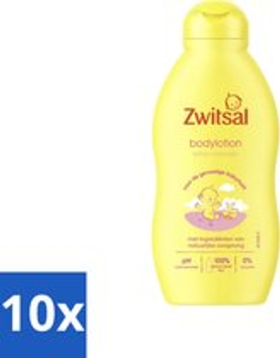 Zwitsal - Babyverzorging - Bodylotion - Voor de Gevoelige Babyhuid - 200 ml - Bulkverpakking - 10 stuks