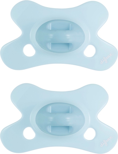 Difrax Dental Fopspeen - 0 tot 6 Maanden - Lichtblauw