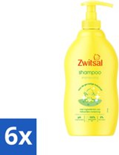 Zwitsal - Babyverzorging - Shampoo - Anti-Prik Formule - Voor de Gevoelige Babyhuid - 400 ml - 6 stuks