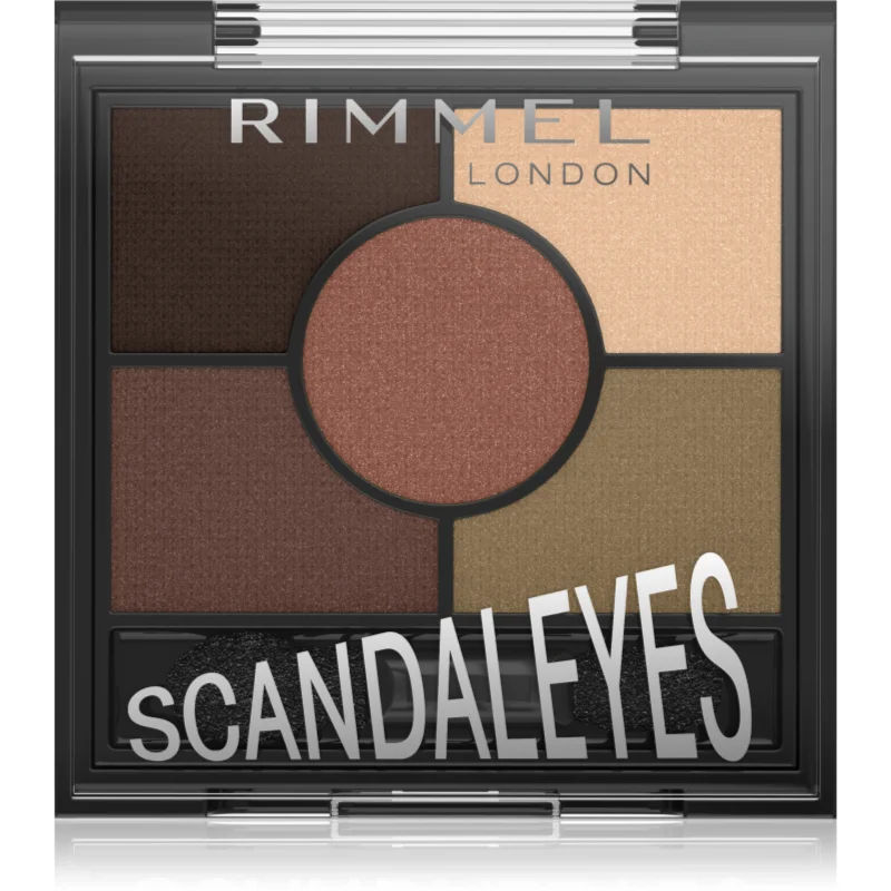 Rimmel ScandalEyes oogschaduw palette Tint 002 Brixton Brown 3.8 g