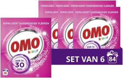 Omo  waspoeder gekleurde was - 84 wasbeurten