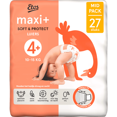 Etos Soft & Protect  luiers maat 4 plus - 27 stuks