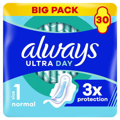 Always Ultra Maandverband Normal Met Vleugels 30 stuks