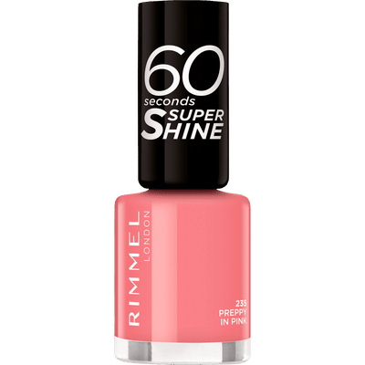 Rimmel 60 Seconds Super Shine Nagellak - 235 Preppy In Pink